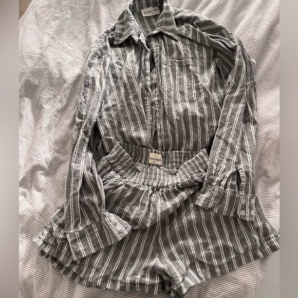 Butter and hazel stripe set - Picture 5 of 6